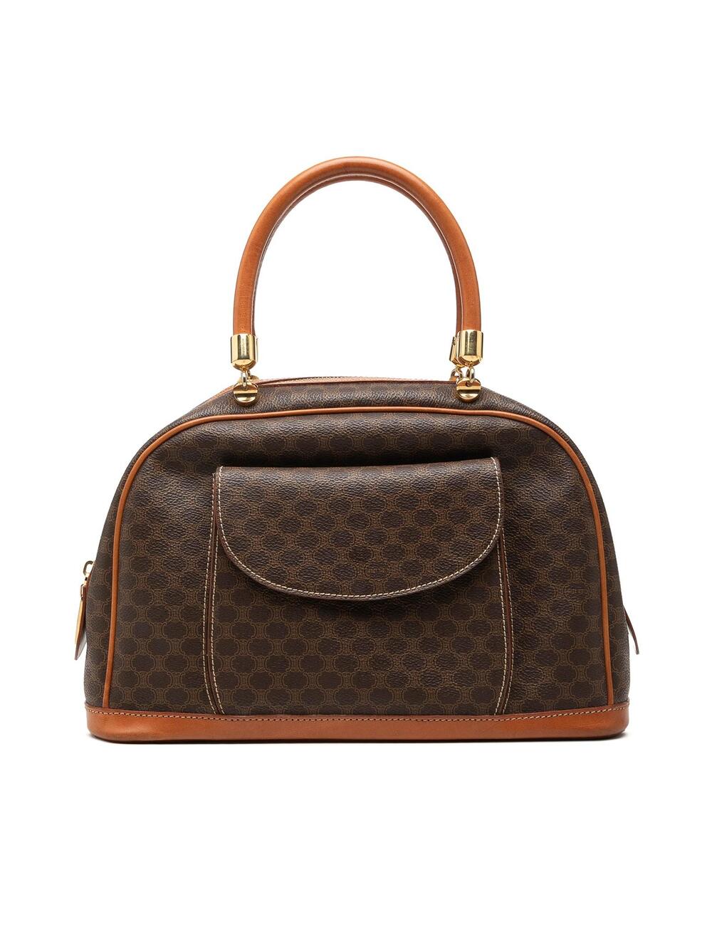 Celine Macadam Coated Canvas Handbag #358822C47B